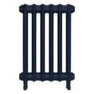 Emmeline I - Anthracite Cast Iron Column Radiator H607mm x W429mm 1 Column - Wall Hung