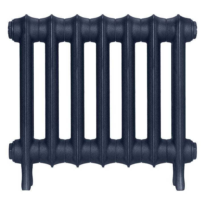 Emmeline I - Anthracite Cast Iron Column Radiator H407mm x W496mm 1 Column - Wall Hung