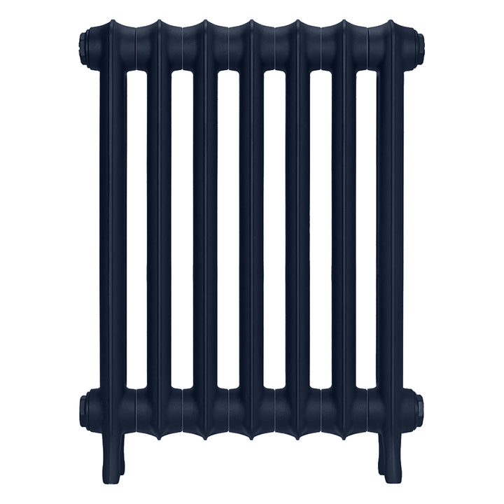 Emmeline I - Anthracite Cast Iron Column Radiator H607mm x W496mm 1 Column - Wall Hung