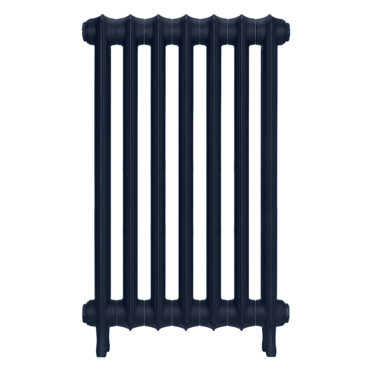 Emmeline I - Anthracite Cast Iron Column Radiator H807mm x W496mm 1 Column - Wall Hung