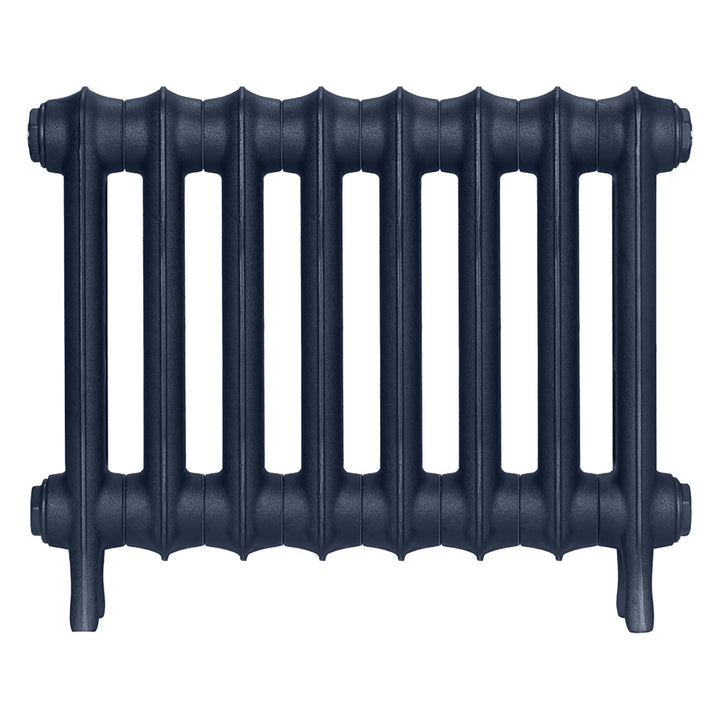 Emmeline I - Anthracite Cast Iron Column Radiator H407mm x W562mm 1 Column - Wall Hung