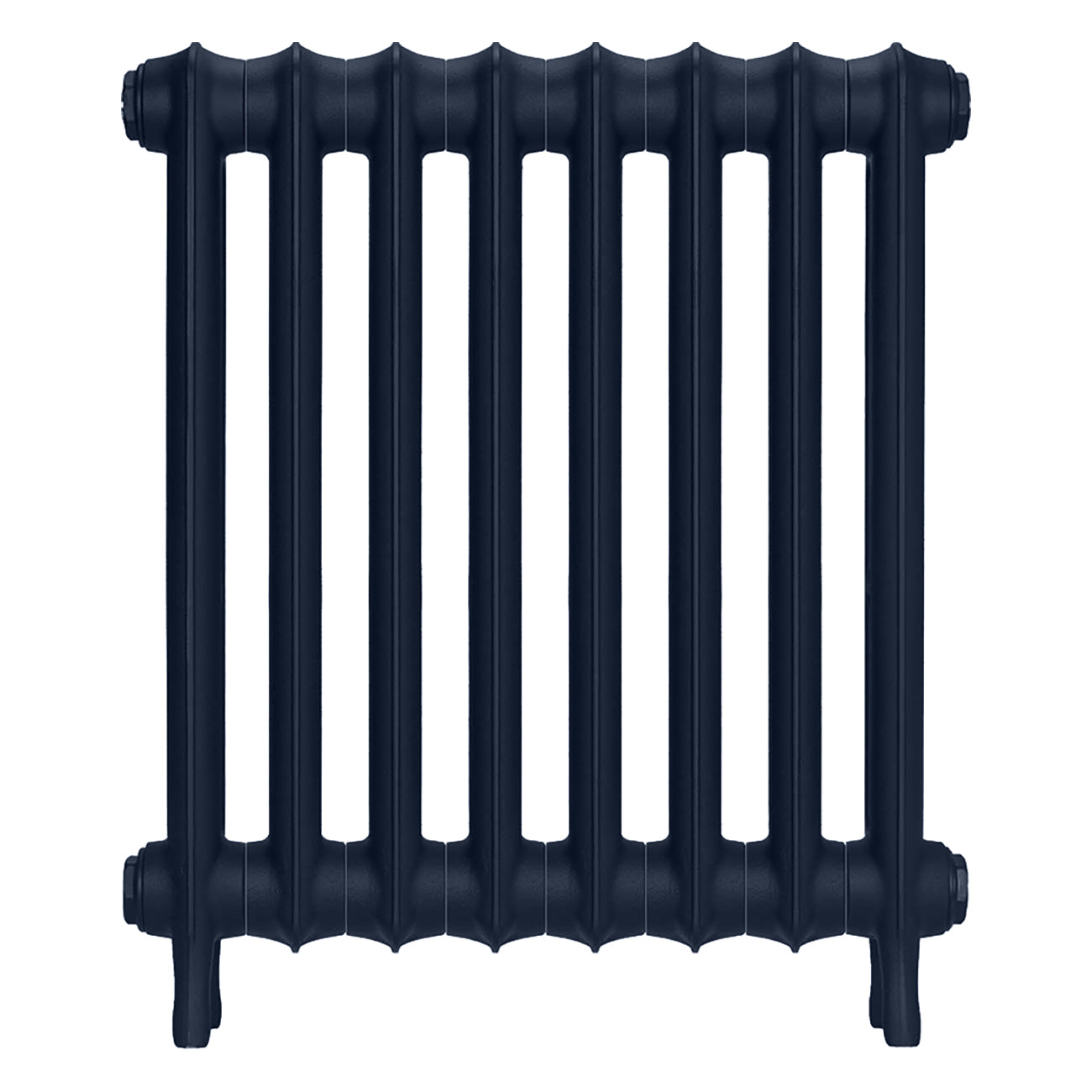 Emmeline I - Anthracite Cast Iron Column Radiator H607mm x W562mm 1 Column - Wall Hung