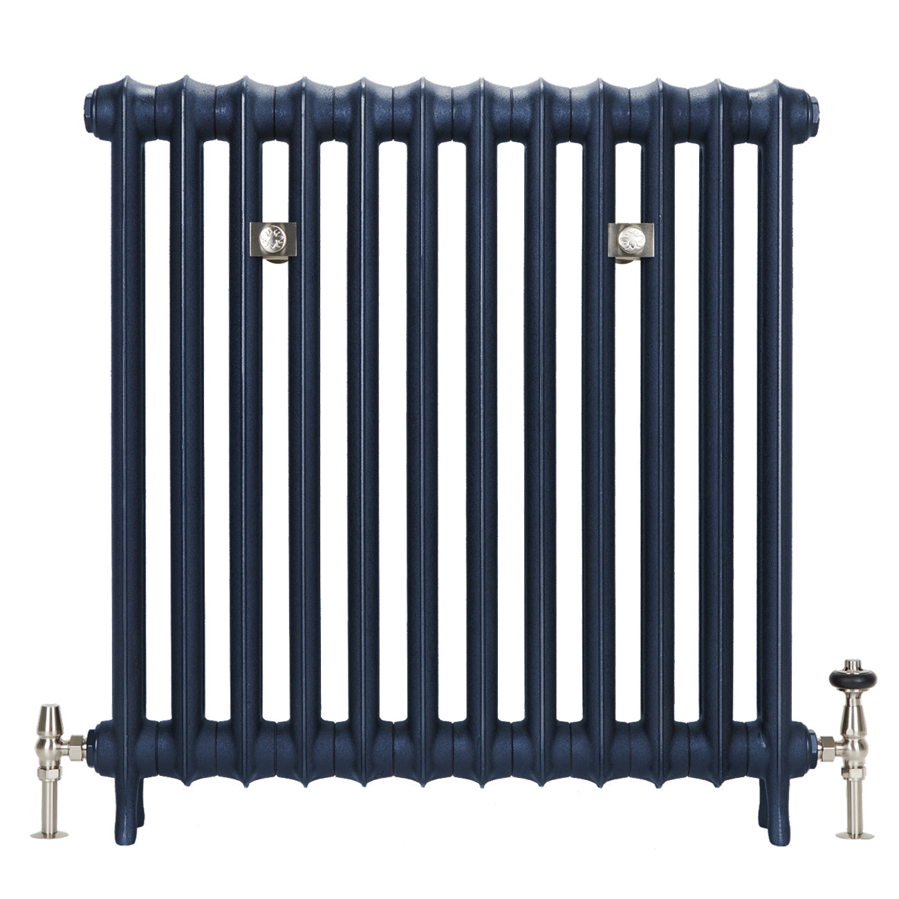 Emmeline I - Anthracite Cast Iron Column Radiator H865mm x W1028mm 1 Column - Floor Standing