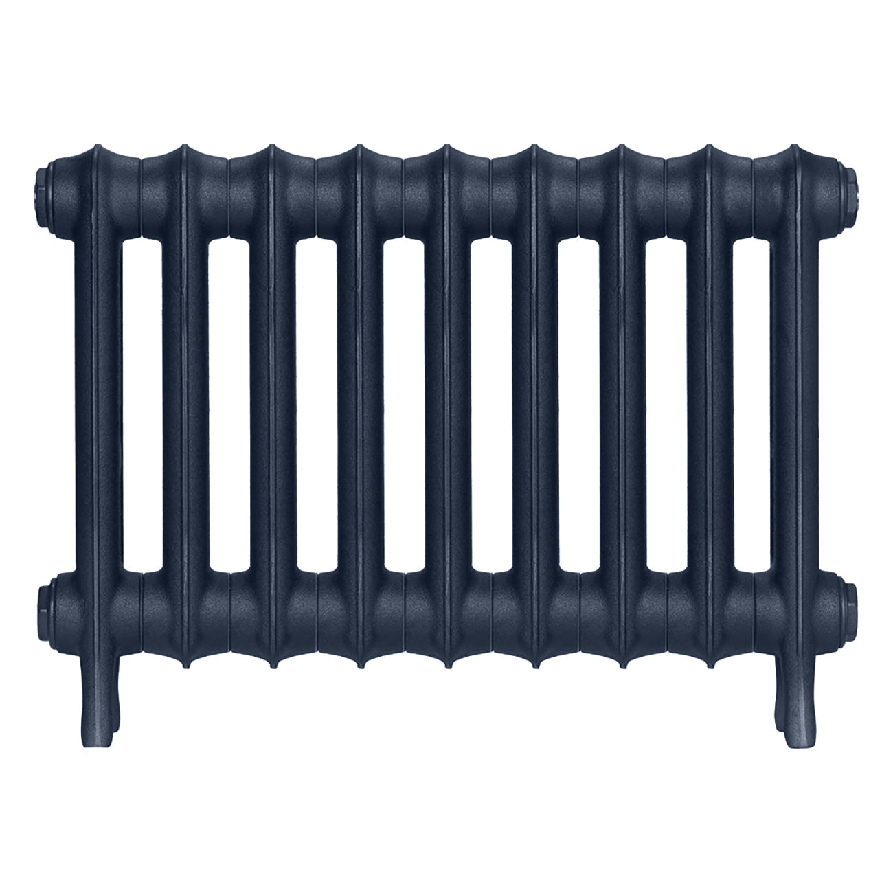 Emmeline I - Anthracite Cast Iron Column Radiator H407mm x W629mm 1 Column - Wall Hung