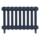 Emmeline I - Anthracite Cast Iron Column Radiator H407mm x W629mm 1 Column - Wall Hung