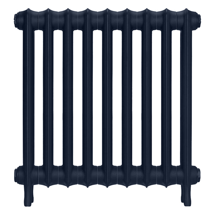 Emmeline I - Anthracite Cast Iron Column Radiator H607mm x W629mm 1 Column - Wall Hung