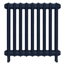 Emmeline I - Anthracite Cast Iron Column Radiator H607mm x W629mm 1 Column - Wall Hung