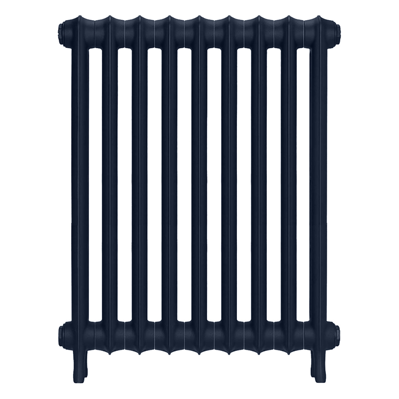 Emmeline I - Anthracite Cast Iron Column Radiator H807mm x W629mm 1 Column - Wall Hung