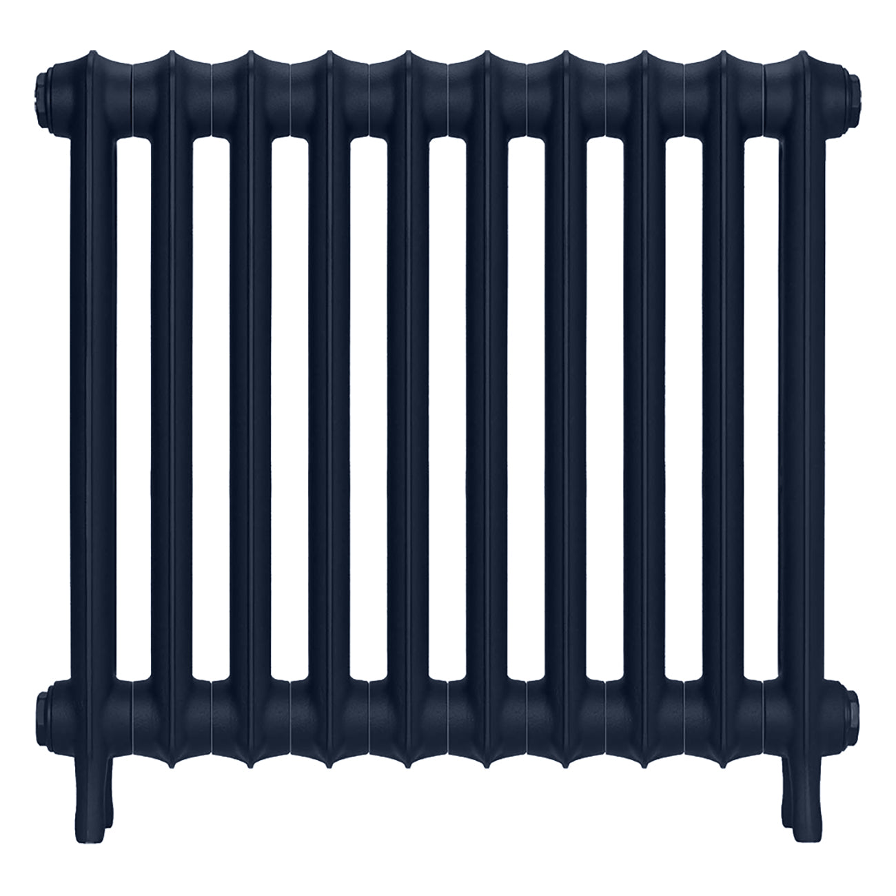 Emmeline II - Anthracite Cast Iron Column Radiator H613mm x W695mm 2 Column - Wall Hung