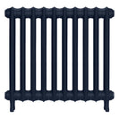 Emmeline II - Anthracite Cast Iron Column Radiator H613mm x W695mm 2 Column - Wall Hung