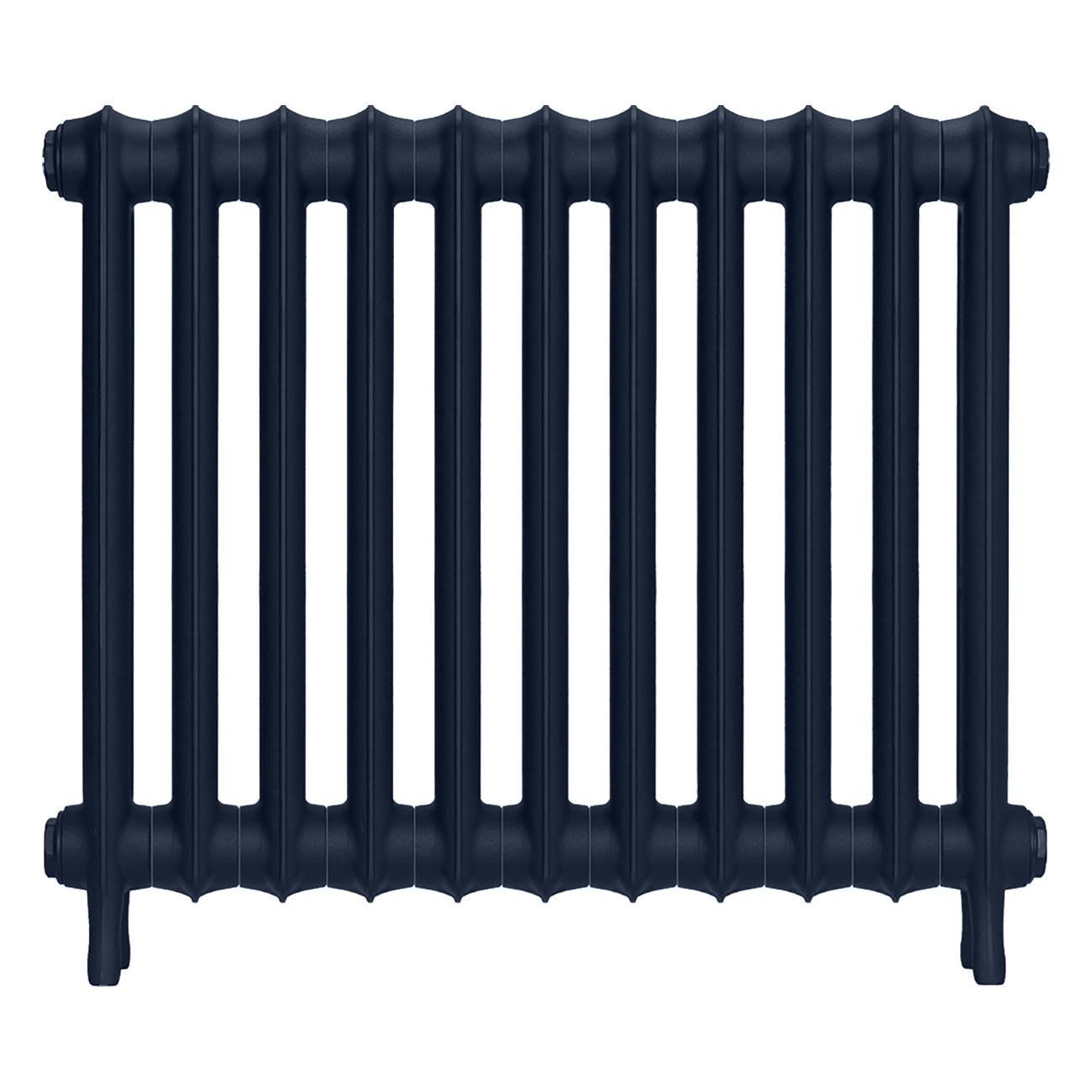 Emmeline II - Anthracite Cast Iron Column Radiator H613mm x W762mm 2 Column - Wall Hung