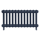Emmeline II - Anthracite Cast Iron Column Radiator H413mm x W828mm 2 Column - Wall Hung