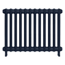 Emmeline II - Anthracite Cast Iron Column Radiator H613mm x W828mm 2 Column - Wall Hung