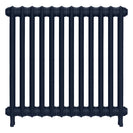 Emmeline II - Anthracite Cast Iron Column Radiator H813mm x W828mm 2 Column - Wall Hung