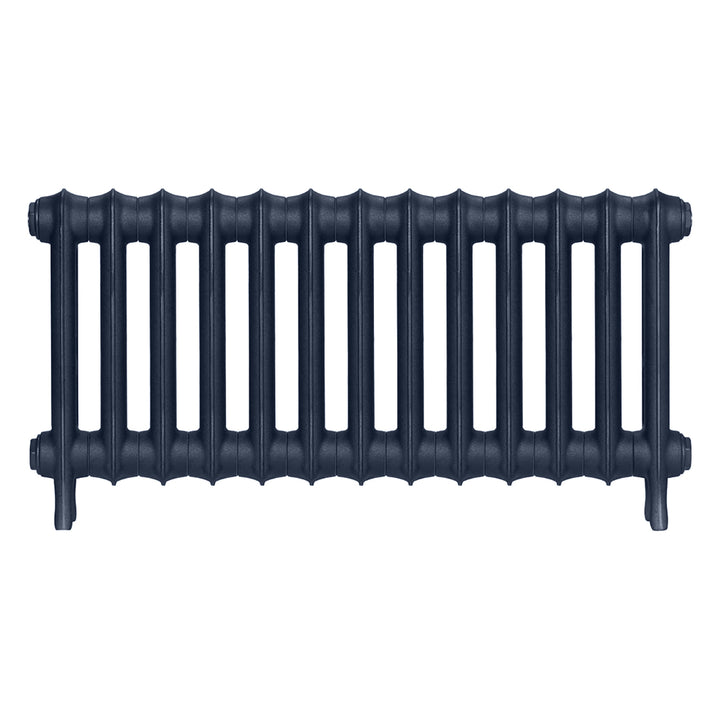 Emmeline II - Anthracite Cast Iron Column Radiator H413mm x W895mm 2 Column - Wall Hung