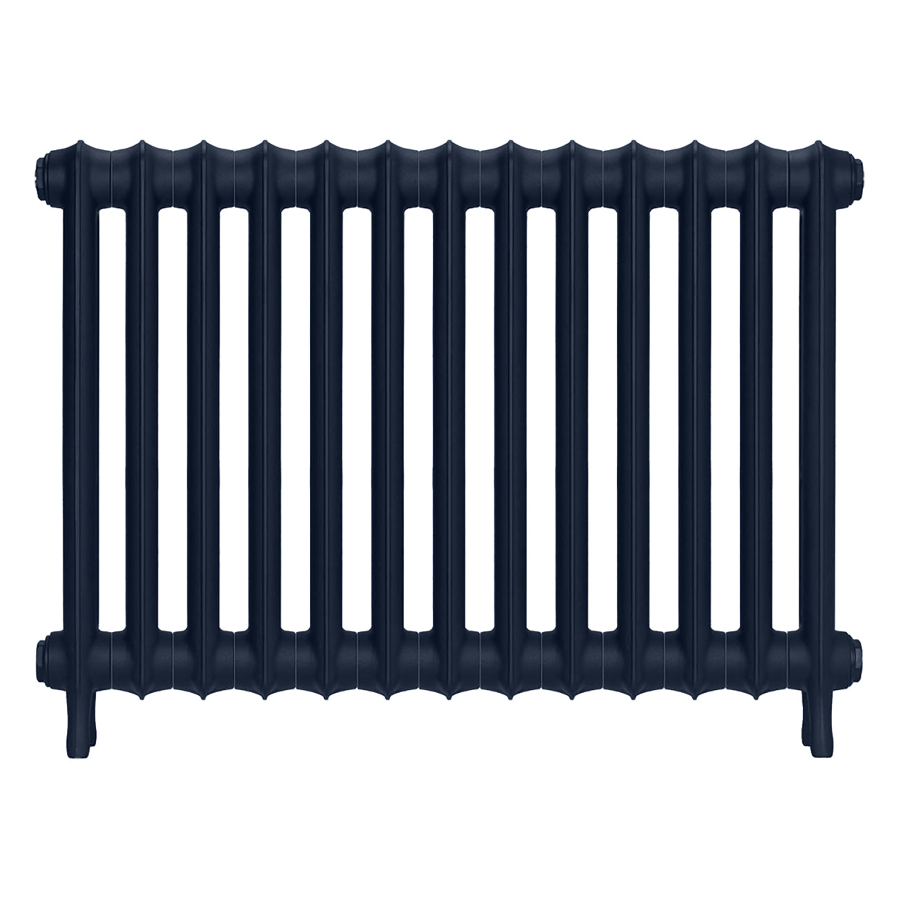Emmeline II - Anthracite Cast Iron Column Radiator H613mm x W895mm 2 Column - Wall Hung