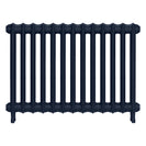 Emmeline II - Anthracite Cast Iron Column Radiator H613mm x W895mm 2 Column - Wall Hung