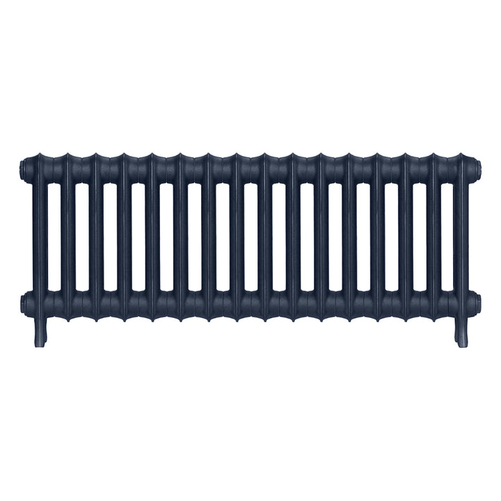 Emmeline II - Anthracite Cast Iron Column Radiator H413mm x W1094mm 2 Column - Wall Hung