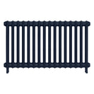 Emmeline II - Anthracite Cast Iron Column Radiator H613mm x W1094mm 2 Column - Wall Hung