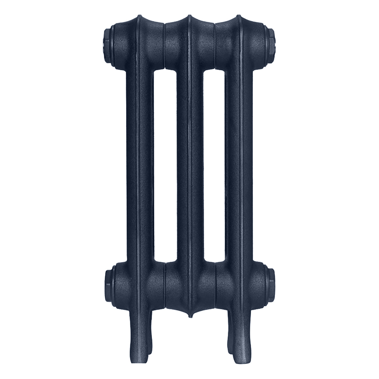 Emmeline II - Anthracite Cast Iron Column Radiator H413mm x W230mm 2 Column - Wall Hung