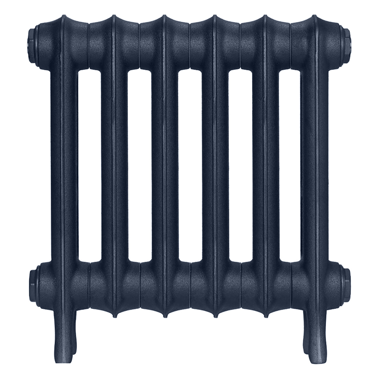 Emmeline II - Anthracite Cast Iron Column Radiator H413mm x W429mm 2 Column - Wall Hung