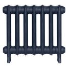 Emmeline II - Anthracite Cast Iron Column Radiator H413mm x W496mm 2 Column - Wall Hung