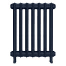 Emmeline II - Anthracite Cast Iron Column Radiator H613mm x W496mm 2 Column - Wall Hung