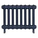 Emmeline II - Anthracite Cast Iron Column Radiator H413mm x W562mm 2 Column - Wall Hung