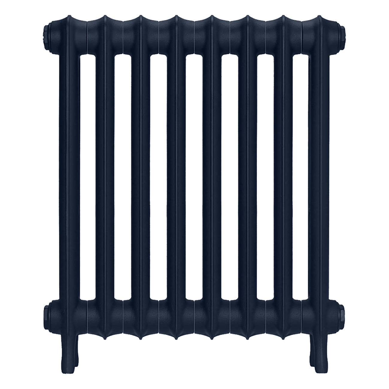 Emmeline II - Anthracite Cast Iron Column Radiator H613mm x W562mm 2 Column - Wall Hung