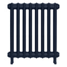 Emmeline II - Anthracite Cast Iron Column Radiator H613mm x W562mm 2 Column - Wall Hung