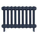 Emmeline II - Anthracite Cast Iron Column Radiator H413mm x W629mm 2 Column - Wall Hung