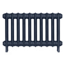 Emmeline III - Anthracite Cast Iron Column Radiator H416mm x W695mm 3 Column - Wall Hung