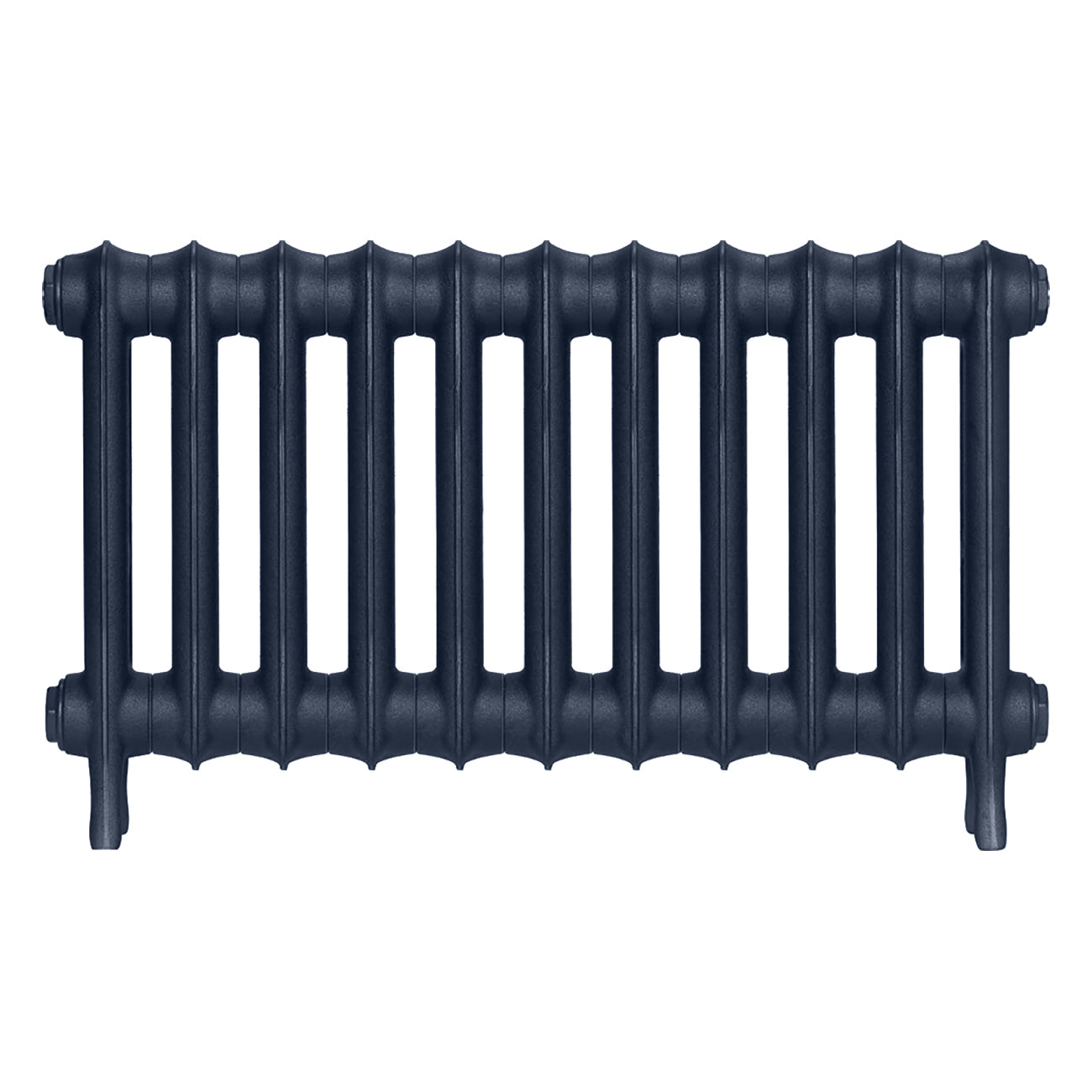 Emmeline III - Anthracite Cast Iron Column Radiator H416mm x W762mm 3 Column - Wall Hung
