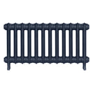Emmeline III - Anthracite Cast Iron Column Radiator H416mm x W828mm 3 Column - Wall Hung