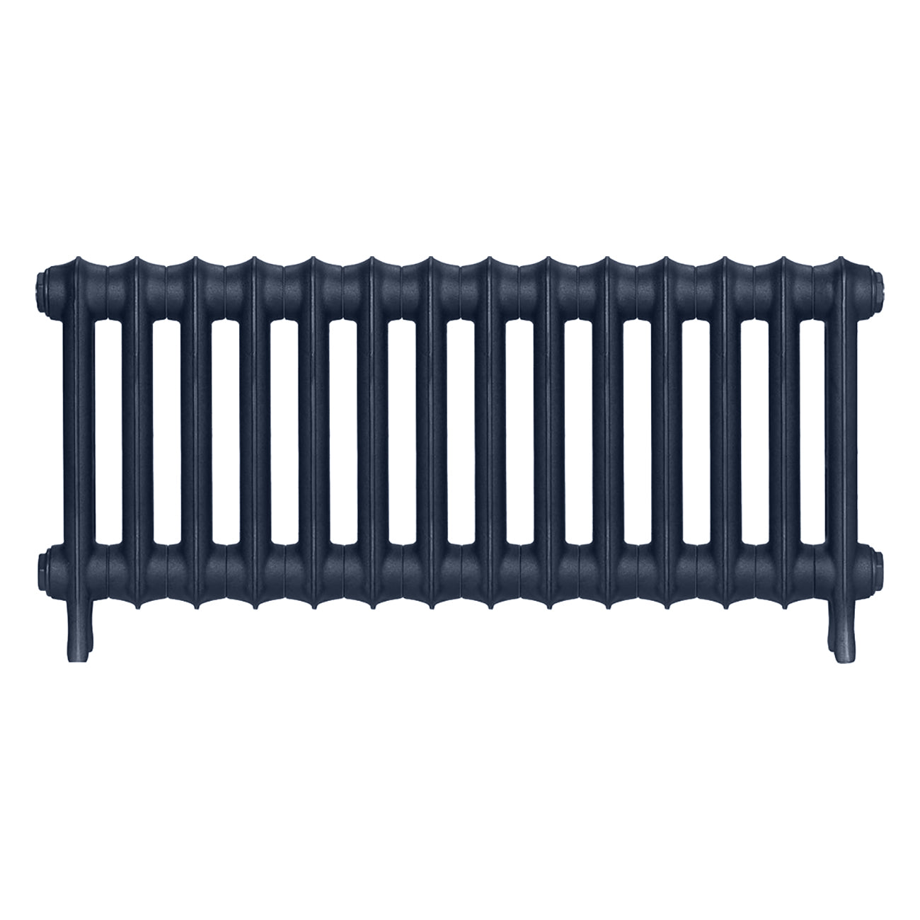 Emmeline III - Anthracite Cast Iron Column Radiator H416mm x W961mm 3 Column - Wall Hung