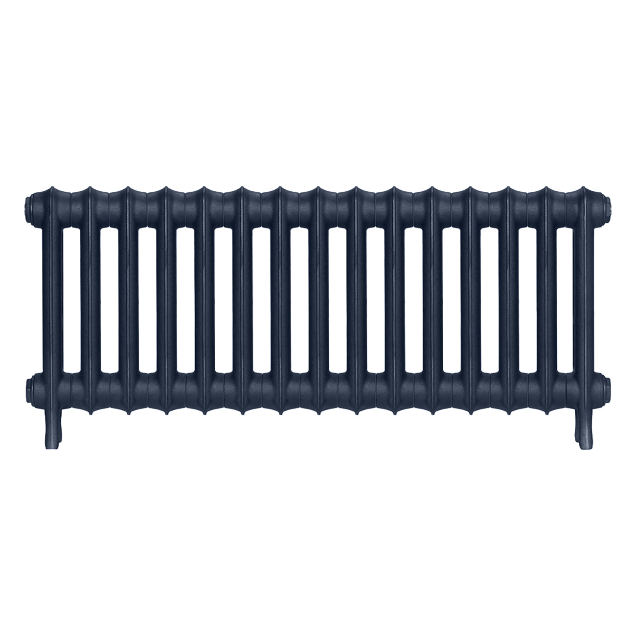 Emmeline III - Anthracite Cast Iron Column Radiator H416mm x W1028mm 3 Column - Wall Hung