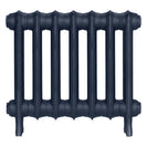 Emmeline III - Anthracite Cast Iron Column Radiator H416mm x W496mm 3 Column - Wall Hung