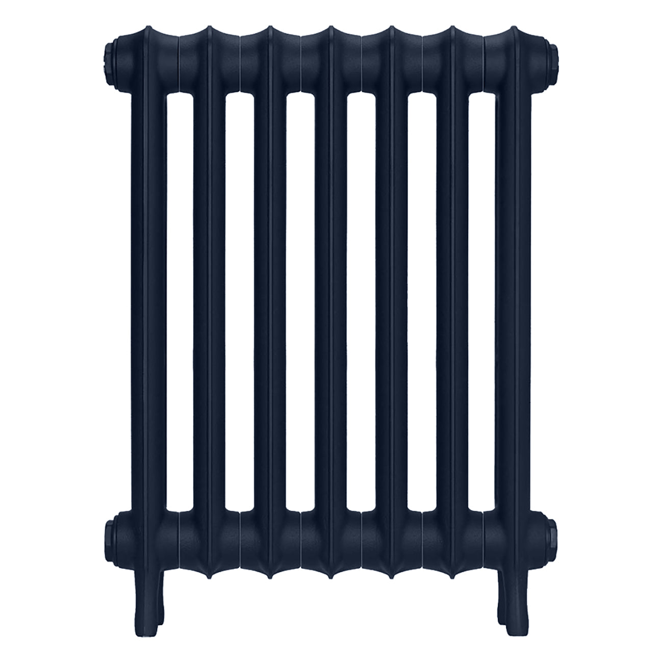 Emmeline III - Anthracite Cast Iron Column Radiator H616mm x W496mm 3 Column - Wall Hung