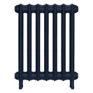 Emmeline III - Anthracite Cast Iron Column Radiator H616mm x W496mm 3 Column - Wall Hung