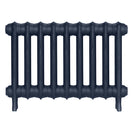 Emmeline III - Anthracite Cast Iron Column Radiator H416mm x W629mm 3 Column - Wall Hung