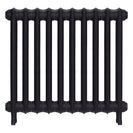 Emmeline I - Black Iron Cast Iron Column Radiator H607mm x W695mm 1 Column - Wall Hung