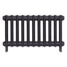 Emmeline I - Black Iron Cast Iron Column Radiator H407mm x W762mm 1 Column - Wall Hung