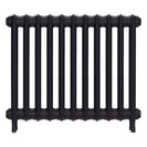 Emmeline I - Black Iron Cast Iron Column Radiator H607mm x W762mm 1 Column - Wall Hung