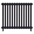 Emmeline I - Black Iron Cast Iron Column Radiator H807mm x W895mm 1 Column - Wall Hung