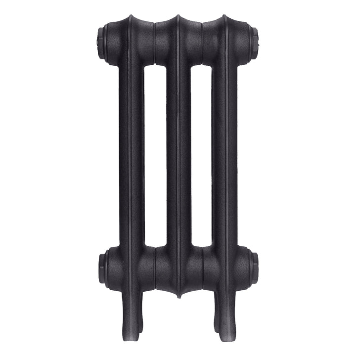 Emmeline I - Black Iron Cast Iron Column Radiator H407mm x W230mm 1 Column - Wall Hung