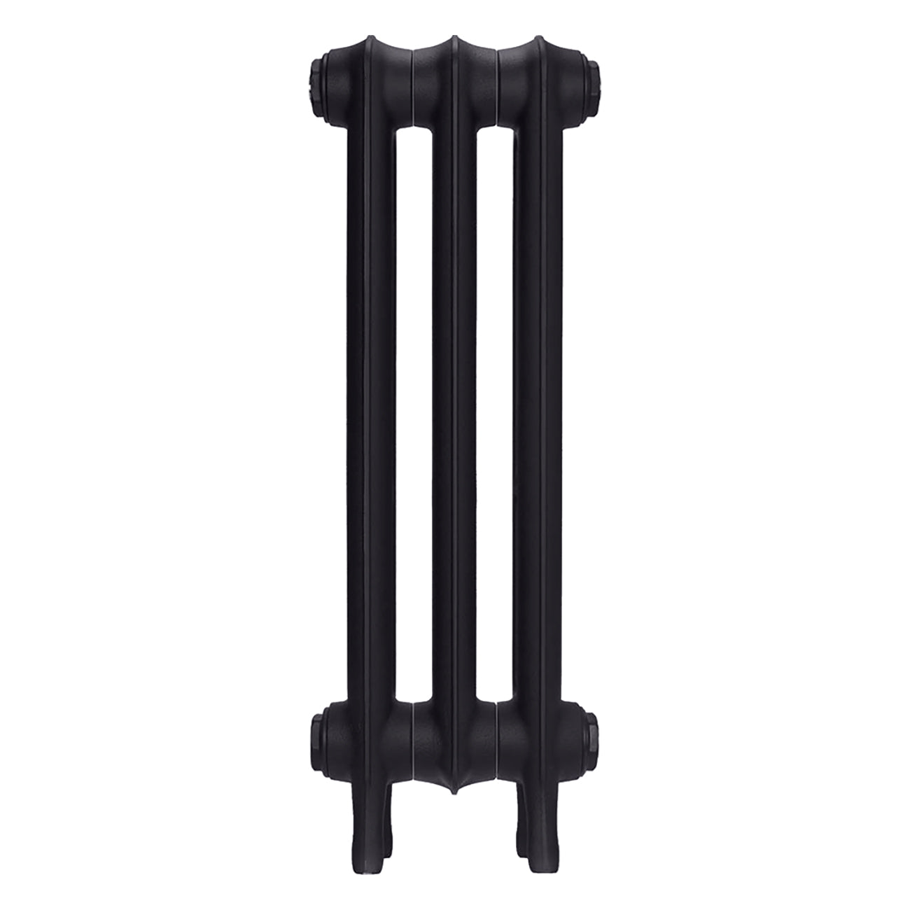 Emmeline I - Black Iron Cast Iron Column Radiator H607mm x W230mm 1 Column - Wall Hung