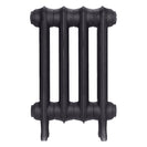 Emmeline I - Black Iron Cast Iron Column Radiator H407mm x W296mm 1 Column - Wall Hung