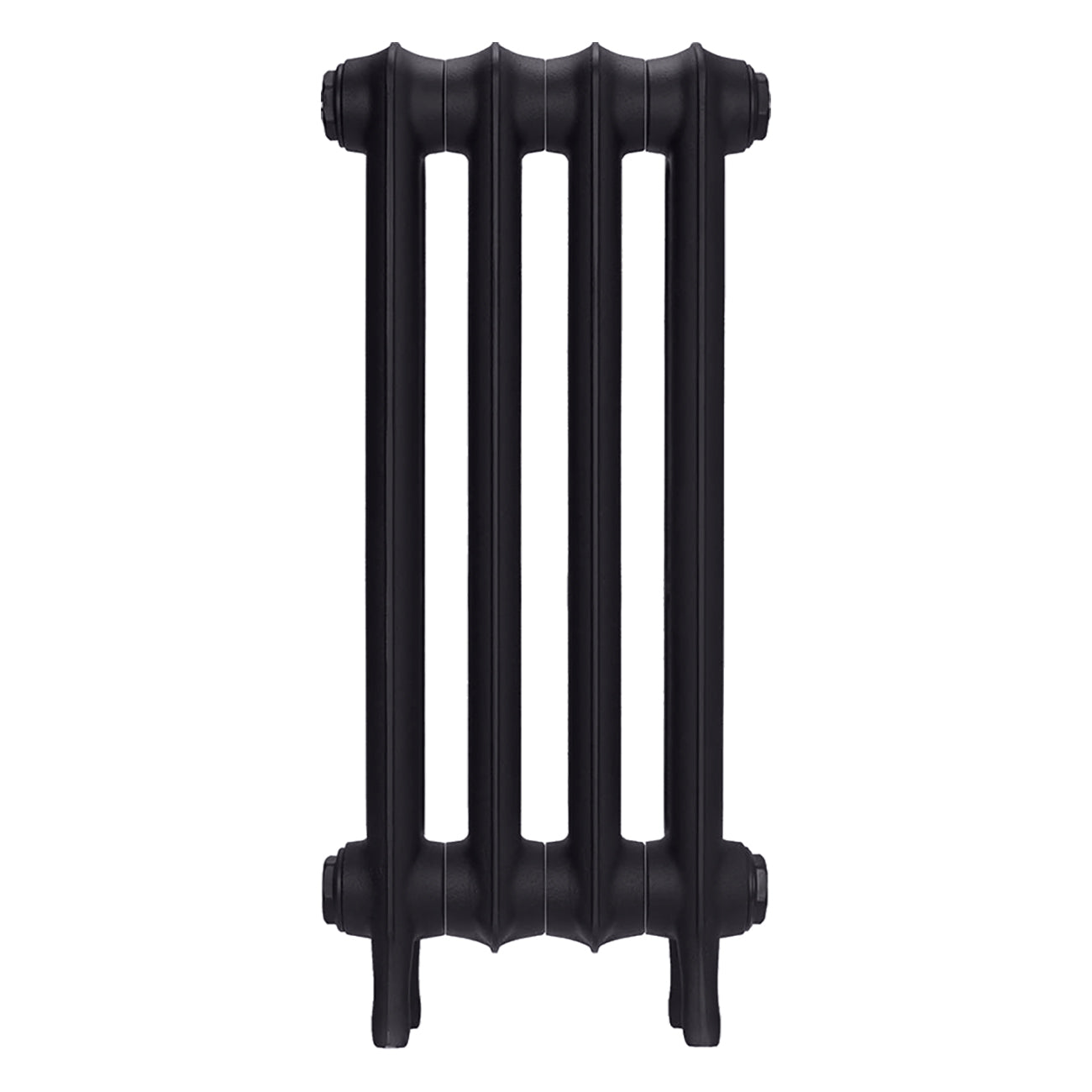Emmeline I - Black Iron Cast Iron Column Radiator H607mm x W296mm 1 Column - Wall Hung