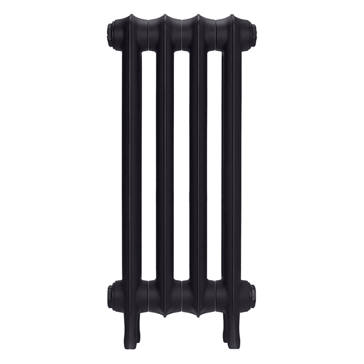 Emmeline I - Black Iron Cast Iron Column Radiator H607mm x W296mm 1 Column - Wall Hung
