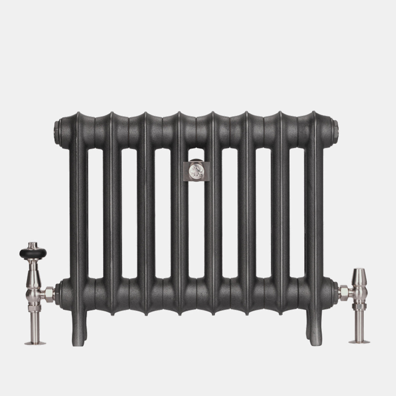 Emmeline I - Chalk White Cast Iron Column Radiator H465mm x W363mm 1 Column - Floor Standing